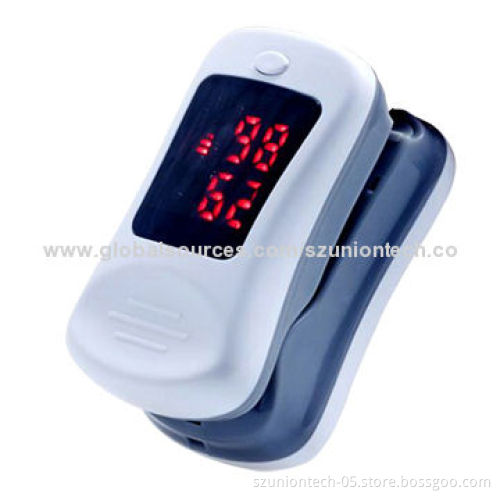 Fingertip Pulse Oximeter, All-in-One Integrated Clip Design and Easy for Carrying